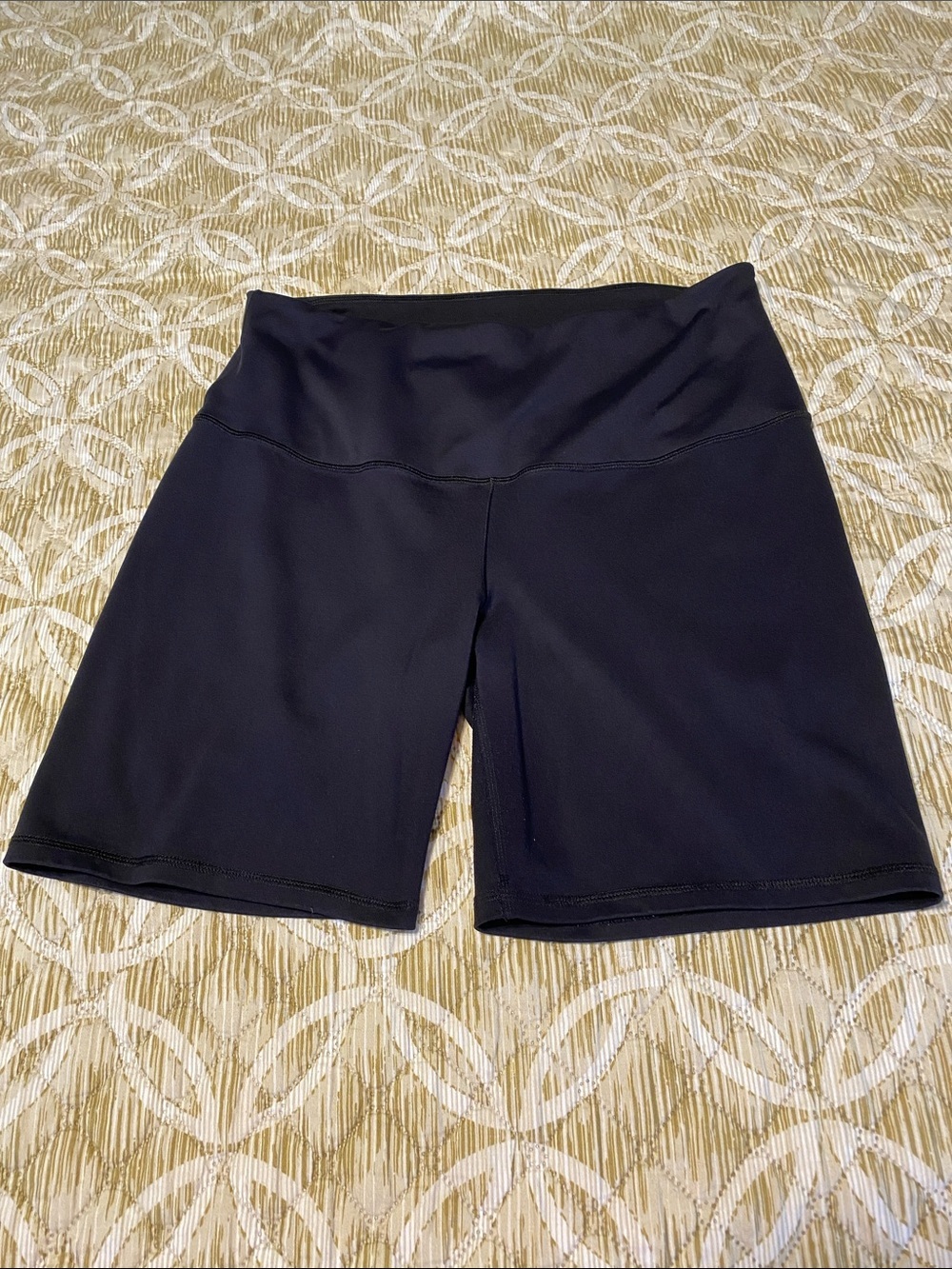 CALIA by Carrie Underwood Black High-Waist Bike Shorts Medium